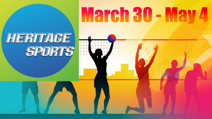 Heritage Sports - Spring Volleyball logo