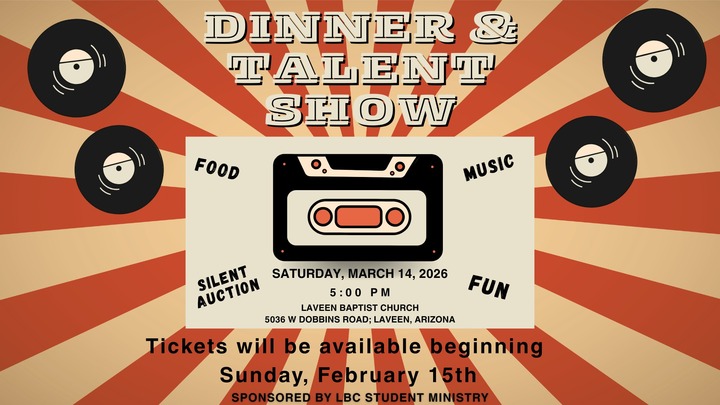 LBC Dinner & Talent Show Fundraiser logo