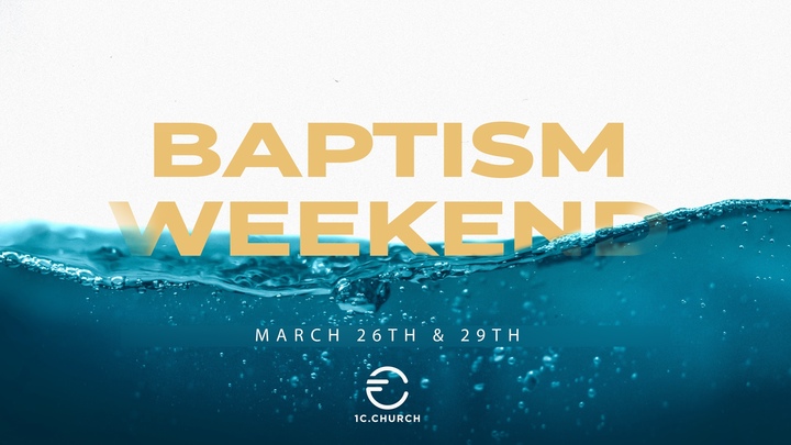 Baptism Weekend logo