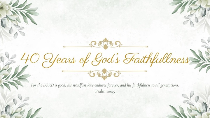 40th Anniversary Celebration logo