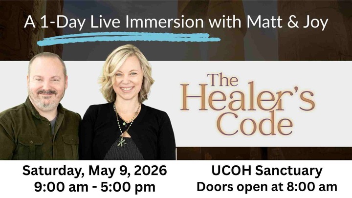 The Healer's Code Tour with Matt and Joy Kahn logo