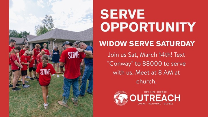 Conway Widow Serve Saturday  logo