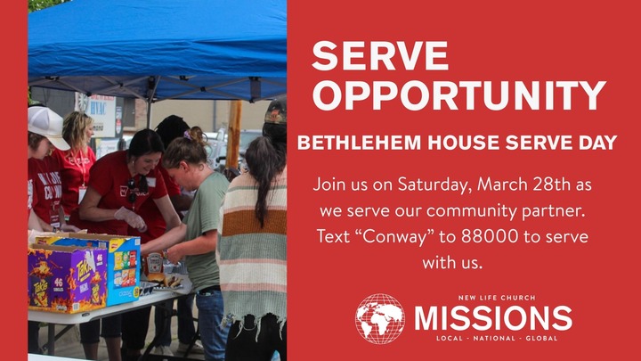Conway Bethlehem House Serve Day  logo