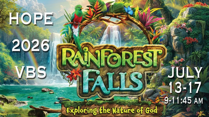Rainforest Falls VBS 2026 logo