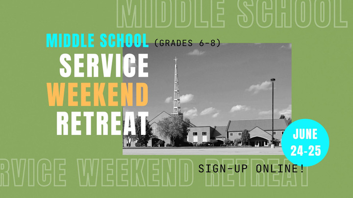 Middle School Service Weekend! logo