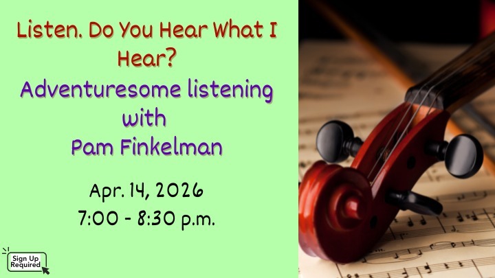 “Listen. Do you hear what I hear?” logo