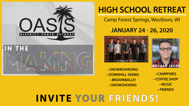 Oasis Senior High Winter Retreat logo image