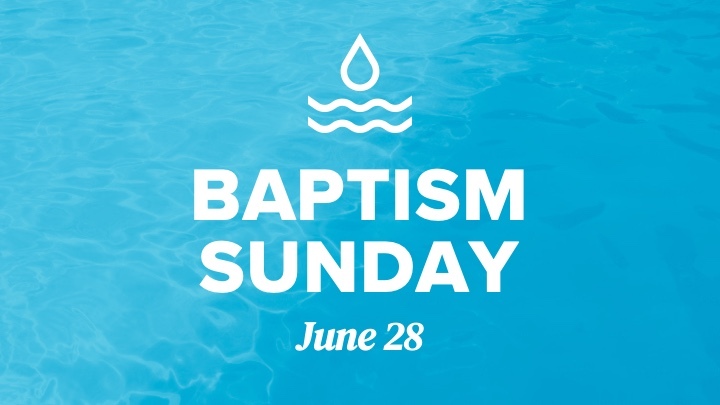 Baptism Sunday logo