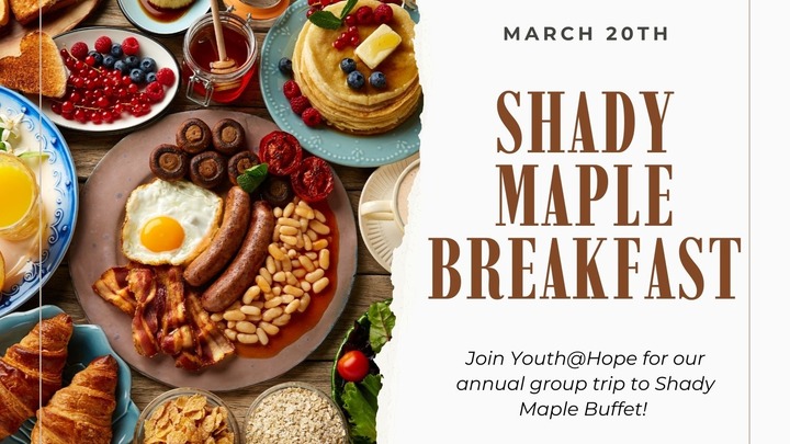Youth@Hope Shady Maple Breakfast logo
