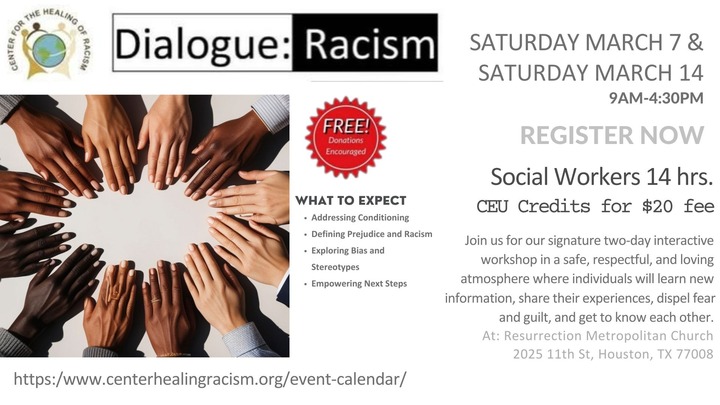 3.7 & 3.14 Dialogue: Racism logo