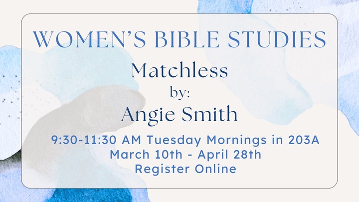 Matchless - Women's Bible Study logo