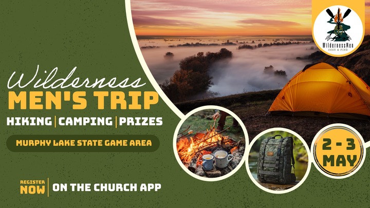 Wilderness Men's Camping Trip logo