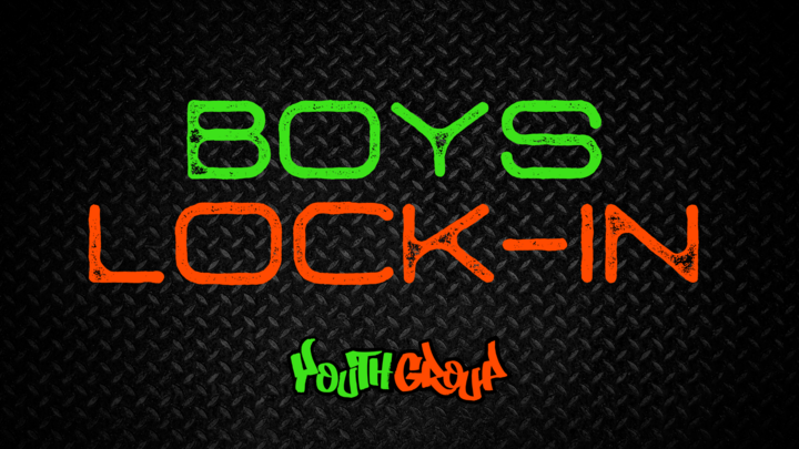 6th-12th Grade Boys Lock-in logo