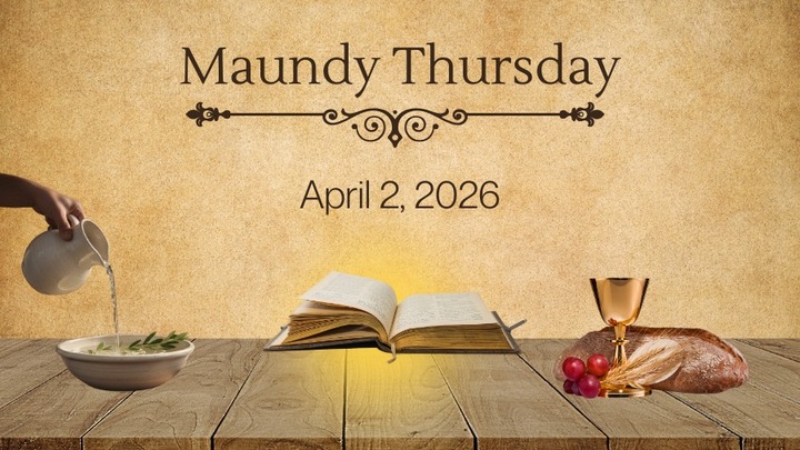 Maundy Thursday Experiential Service logo