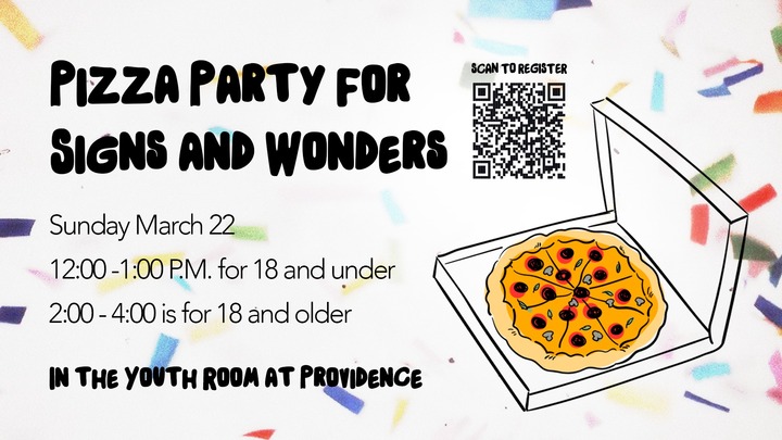 Signs and Wonders Pizza Party logo