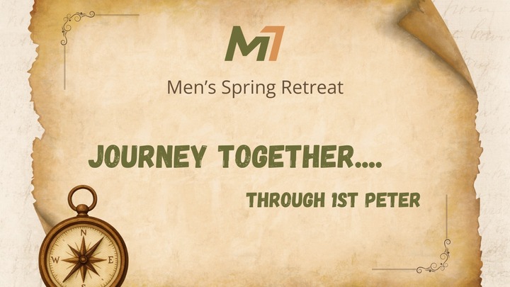 Men's Retreat 2026:  Journey Together Through 1st Peter logo