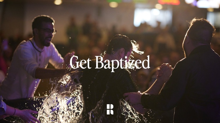 Get Baptized on Easter 2026 logo