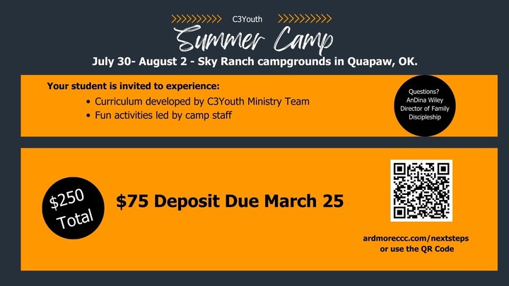 C3Youth Camp Registration and Deposit logo