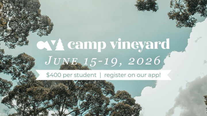 Camp Vineyard 2026 logo
