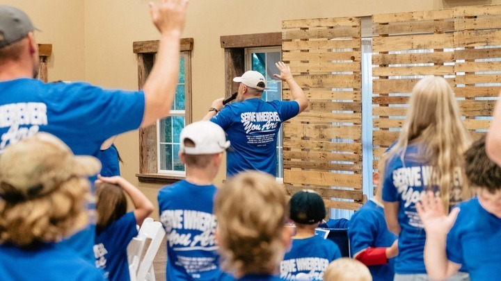 First Saturday Serve | Chaska | Christmas in May logo
