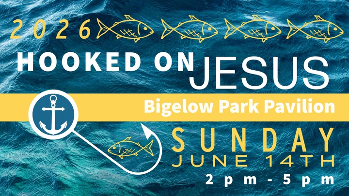 Hooked on Jesus - Fishing Event logo