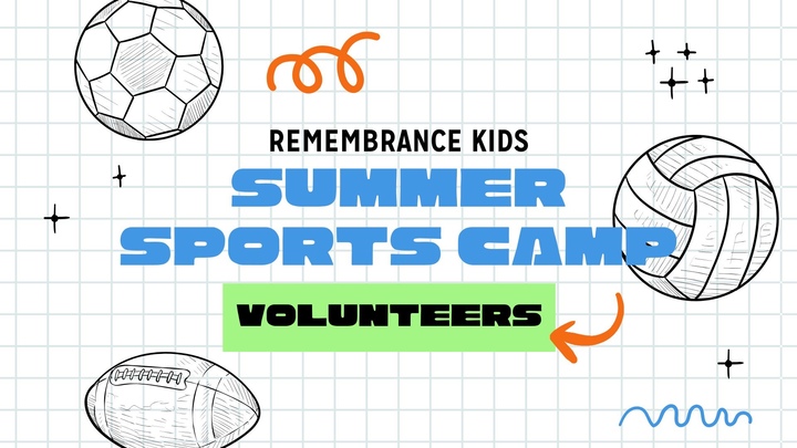 Remembrance Kids Summer Sports Camp - Volunteer Registration logo