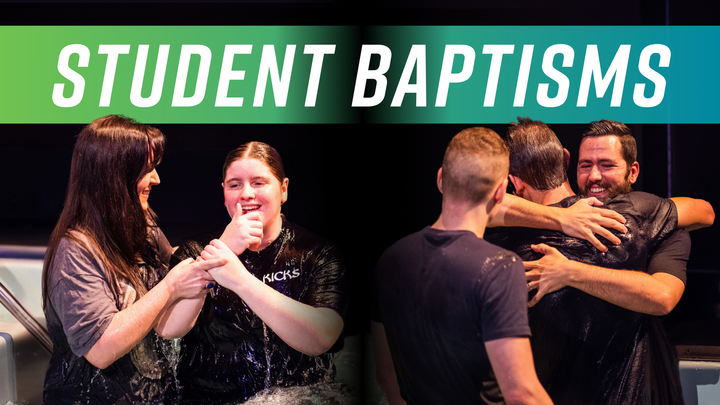 Student Baptisms - March 14 & 15 logo