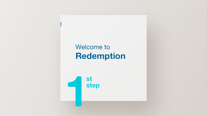 1st Step - Welcome to Redemption logo
