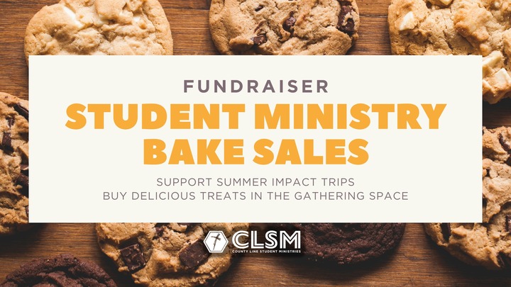 Student Ministry Bake Sale