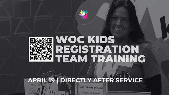WOC Kids Registration Team Training logo