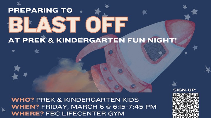 PreK & Kindergarten Fun Night (Blast Off!) logo