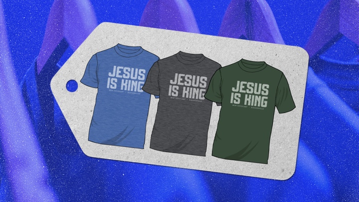 Shirt Pre-Order Sale "JESUS IS KING" logo