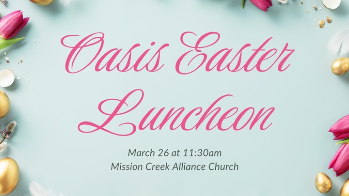 Oasis Easter Luncheon logo