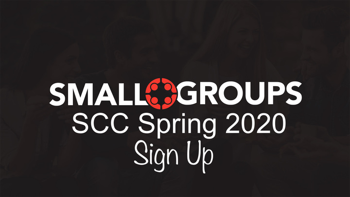 Small Groups Spring 2020 Sign Up logo image