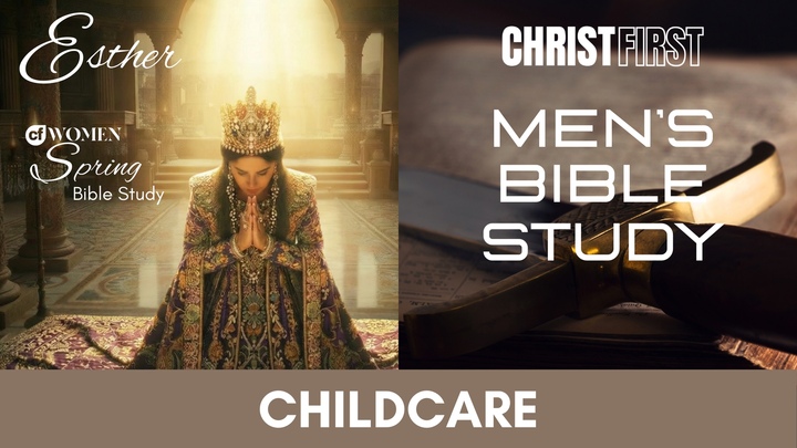 Spring 2026 Men's/Women's Bible Studies | Childcare Registration logo