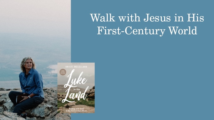 Women's Spring Bible Study - "Luke in the Land" logo