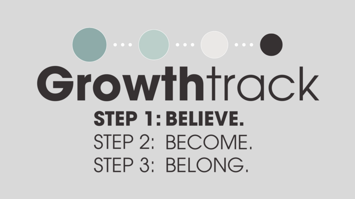 Online Growthtrack // Step One - Believe // Mon Mar 9 // 7:00pm  logo