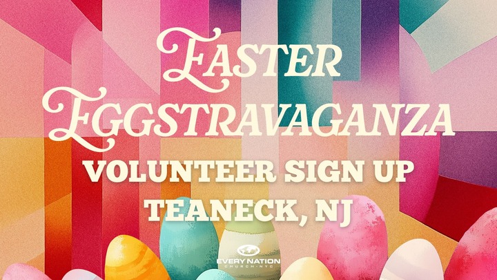 2026 Eggstravaganza Teaneck: Volunteer Signup logo