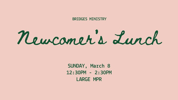 Bridges Newcomers Lunch  logo
