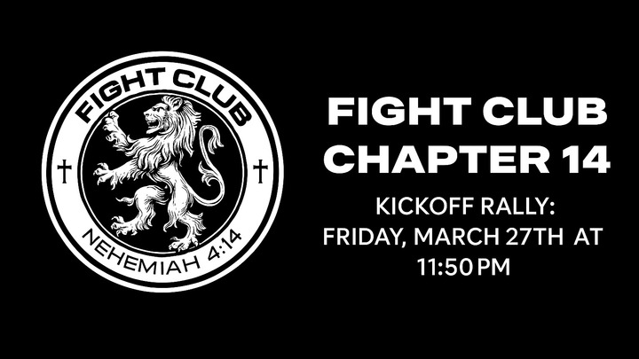 Fight Club Kick Off Rally: Chapter 14 logo