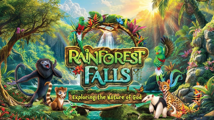 Rainforest Falls VBS 2026 logo