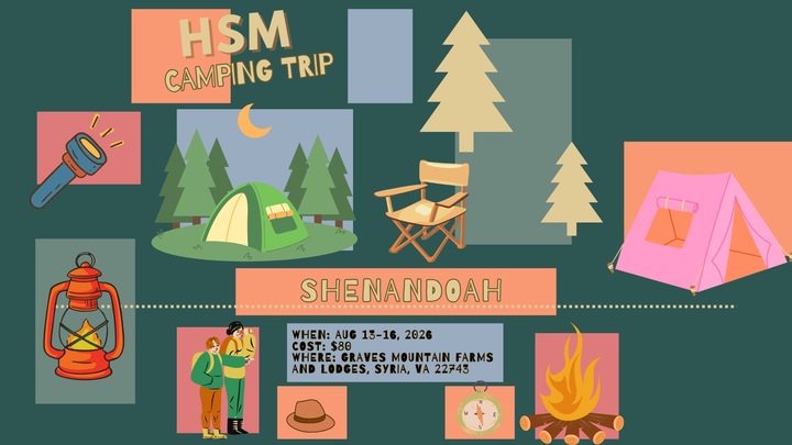 HSM Shenandoah Camping Trip logo