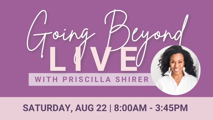 Going Beyond Live with Priscilla Shirer logo