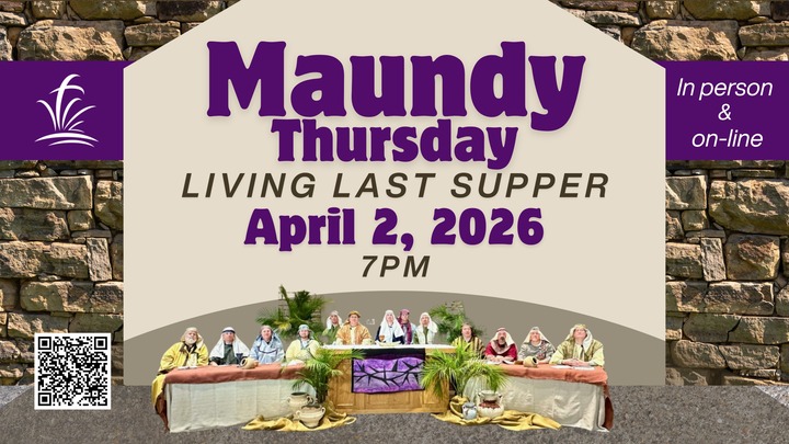 Maundy Thursday - Living Last Supper logo