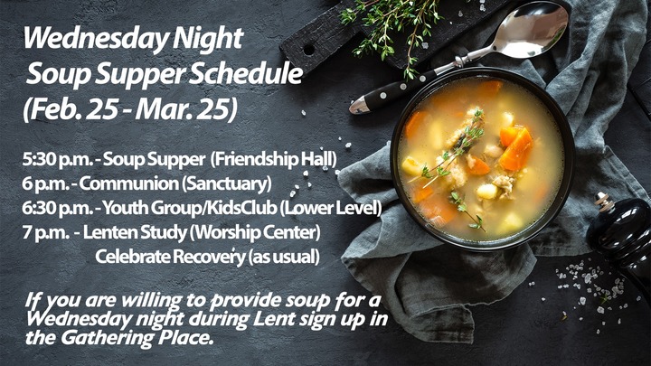Lent Teaching & Soup Suppers logo