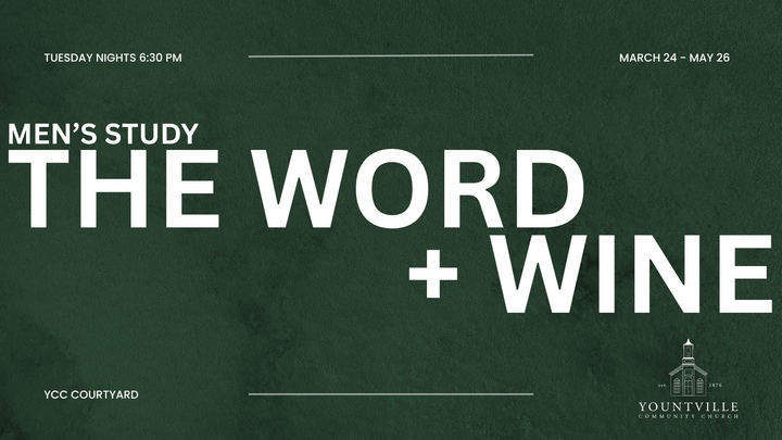 The Word & Wine Bible Study logo