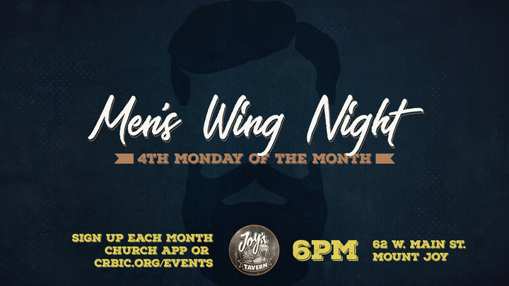 Men's Wing Night - April 2026 logo