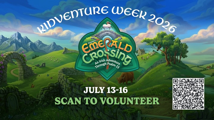 KidVenture Week Volunteers 2026 logo