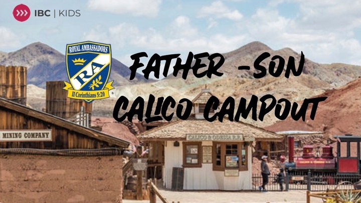 Father-Son Calico Campout logo