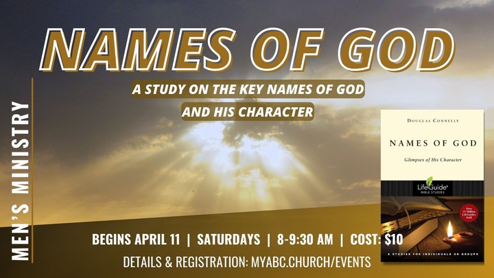 Saturday AM Men's Bible Study - Names of God logo